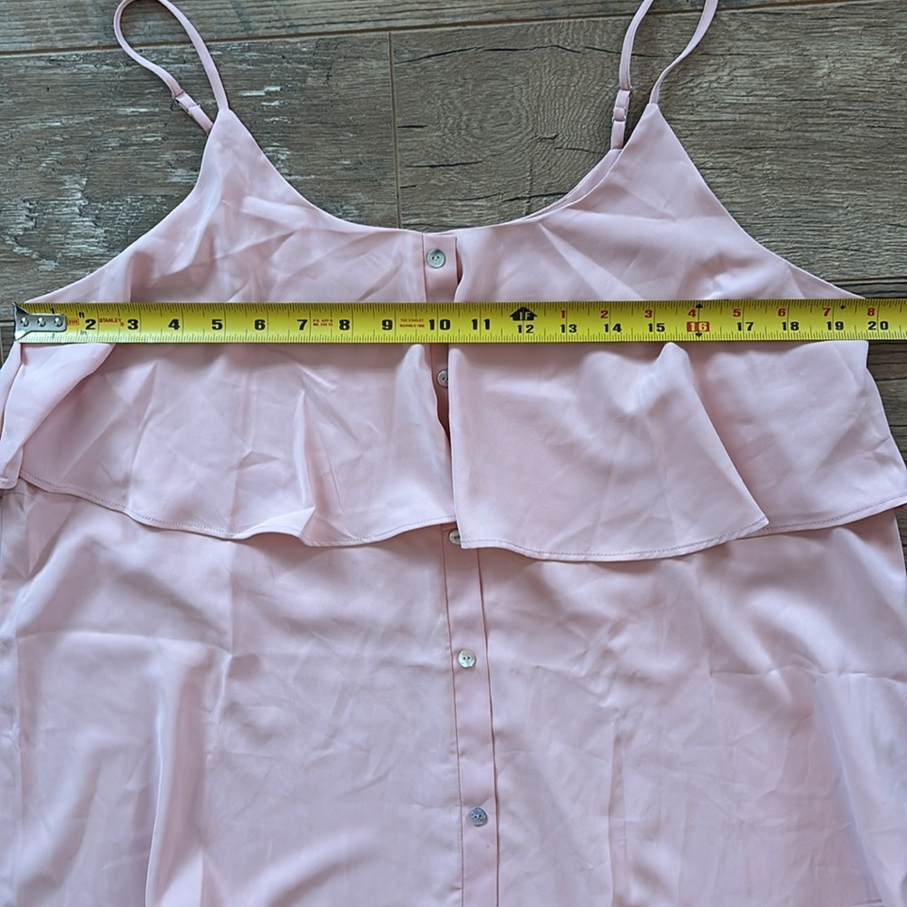 Pink Lily Blush Ruffle Blouse - Picture 4 of 6